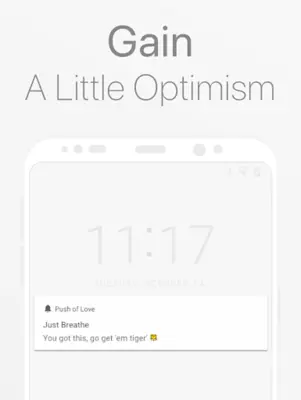 Push of Love Inspirational Push Notifications android App screenshot 1